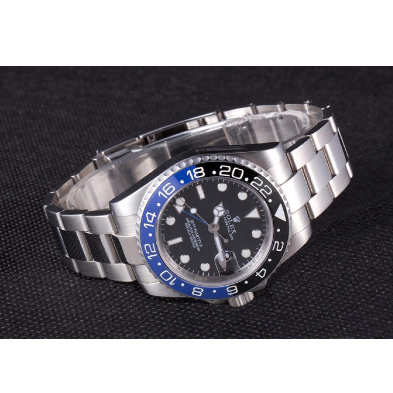 MiroTime 0801 Rolex GMT MASTER II BLACK BLUE BEZEL 2013 rl431 621393